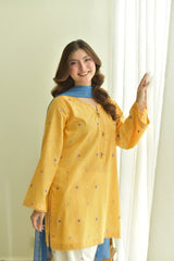 Nisha Embroidered 3pc Dress(Farshi Shalwar)