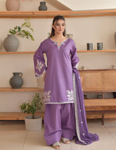 Pakeeza 3pc Dress(Farshi Shalwar)