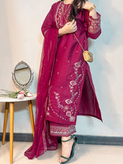 Rangoon Embroidered 3pcs