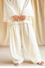 White Diamond Embroidered 3pcs