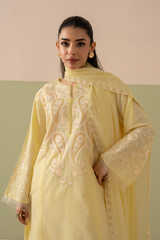 Safina 3pc Embroidered Dress(Farshi Shalwar)