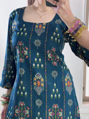 Anarkali 2pc Embroidered Dress (Farshi Shalwar)