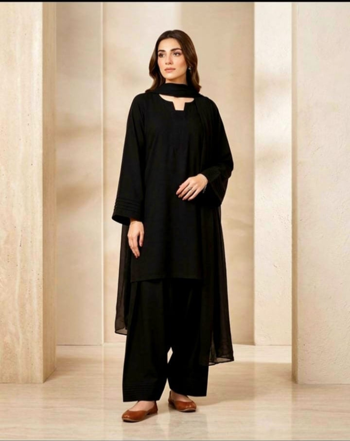 Rawaj 3pc Dress(Farshi Shalwar)