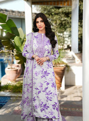 Wavy Embroidered+printed 3pcs